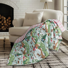 Load image into Gallery viewer, Merry Mountains Quilted Throw
