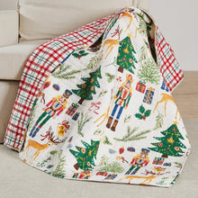 Load image into Gallery viewer, Nutcracker Quilted Throw