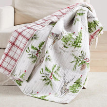 Load image into Gallery viewer, Sleigh Bells Quilted Throw