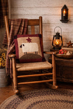 Load image into Gallery viewer, Primitive Hooked Pillow