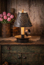 Load image into Gallery viewer, Crimped Accent Light w/Punched Tin Shade