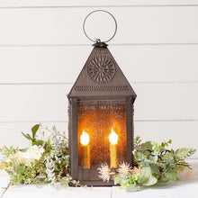 Load image into Gallery viewer, Hospitality Lantern w/ Chisel in Kettle Black