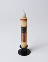 Load image into Gallery viewer, Betsy Ross Flag Battery Operated LED Timer Taper