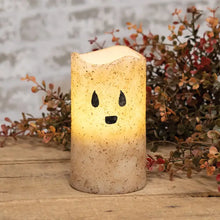 Load image into Gallery viewer, Grungy Ghost Timer Pillar, 5"