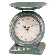 Load image into Gallery viewer, Vintage Blue Old Town Scale Clock