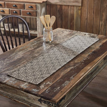 Load image into Gallery viewer, Custom House Black/Tan Jacquard Runner 12 X 48