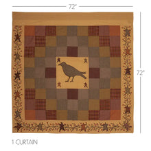 Load image into Gallery viewer, Heritage Farms Appliqued Crow & Star Shower Curtain