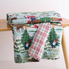 Load image into Gallery viewer, Merry Mountains Quilted Throw