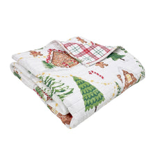 Load image into Gallery viewer, Gingerbread Village Quilted Throw