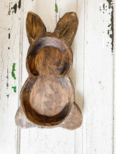Load image into Gallery viewer, Wooden Bunny Dough Bowl