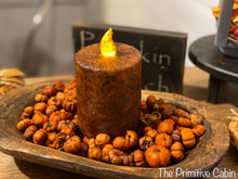 Load image into Gallery viewer, Burnt Mustard Timer Pillar