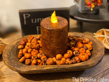 Load image into Gallery viewer, Burnt Mustard Timer Pillar