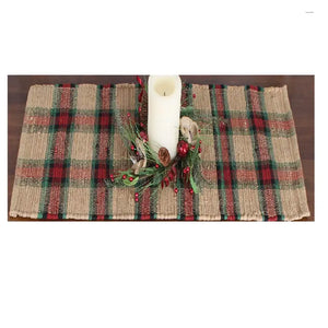 Winterberry Nutmeg Red Table Runner