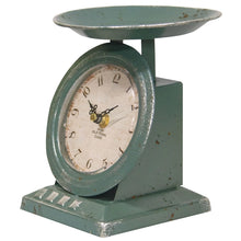 Load image into Gallery viewer, Vintage Blue Old Town Scale Clock
