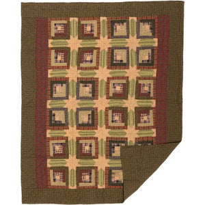 Tea Cabin Quilted Throw