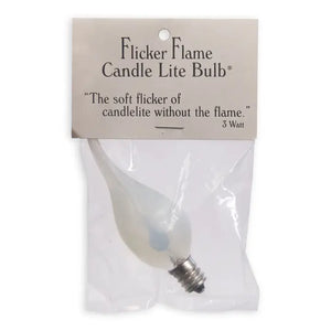 3 Watt Flicker Flame Candle Lite- Light Bulb