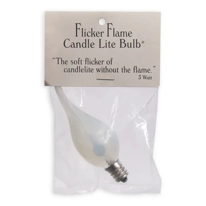 3 Watt Flicker Flame Candle Lite- Light Bulb