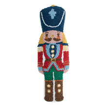 Load image into Gallery viewer, Festive Nutcracker Shaped Pillow
