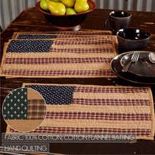 Load image into Gallery viewer, Patriotic Patch Placement Quilted Set
