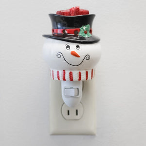 Snowman Wax Warmer Plug in Set