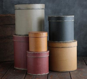 Tall Nesting Boxes in Primitive Colors set/6