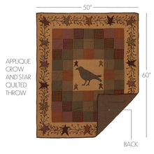 Load image into Gallery viewer, Heritage Farms Applique Crow &amp; Star Quilt

