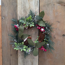 Load image into Gallery viewer, Mini Christmas Chalet Wreath
