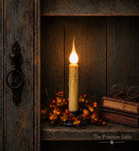 Load image into Gallery viewer, Electric Primitive Candle Lamp 7"
