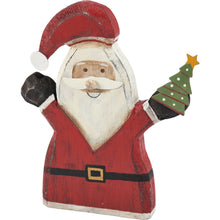 Load image into Gallery viewer, Santa Chunky Shelf Sitter
