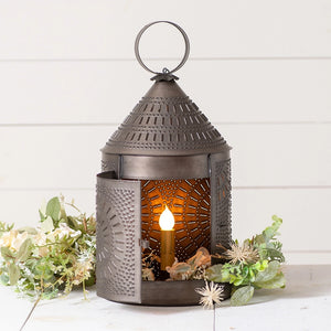 17 Inch Fireside Lantern in Black