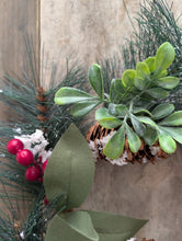 Load image into Gallery viewer, Mini Christmas Chalet Wreath
