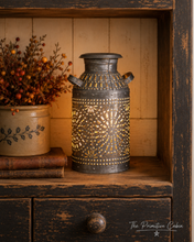 Load image into Gallery viewer, Milk Can Accent Light in Antique Tin
