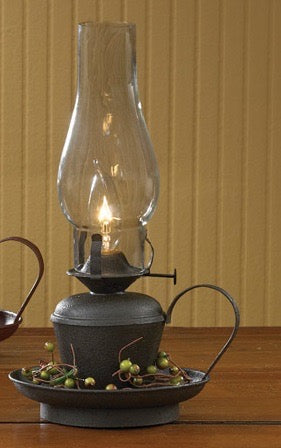 Black Electric Oil Lamp