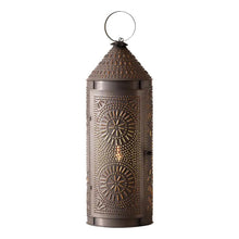 Load image into Gallery viewer, Chimney Lantern in Kettle Black 22&quot;
