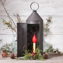 Load image into Gallery viewer, Chimney Lantern in Kettle Black 22&quot;
