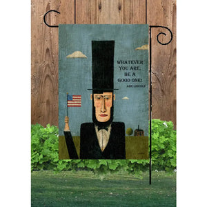 Abe Lincoln Garden Flag