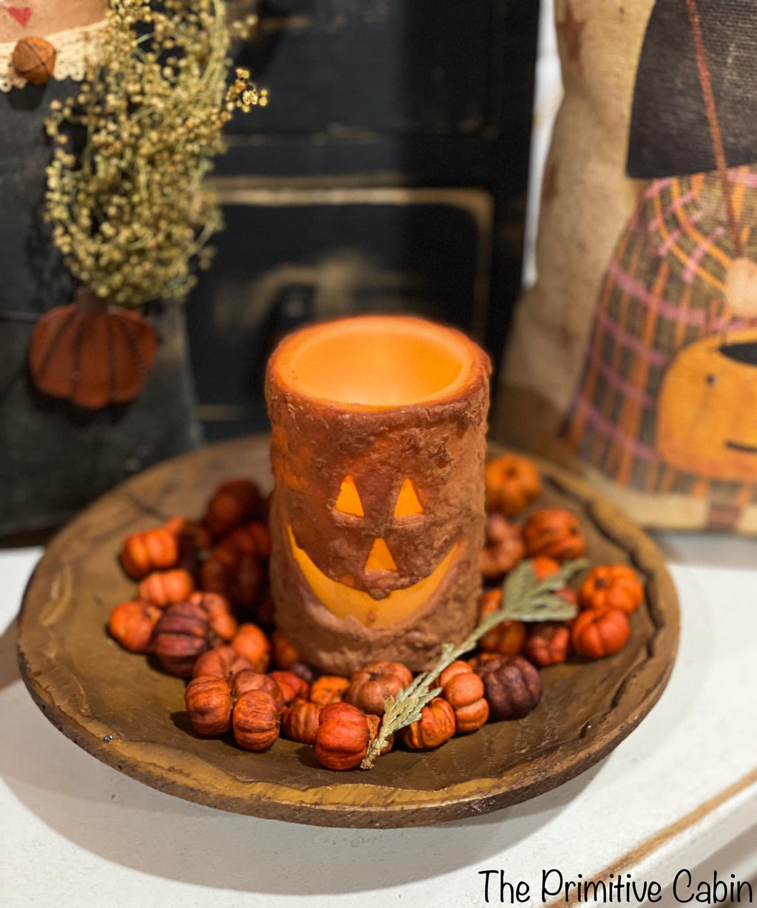 Jack O-Lantern Mini Pillar