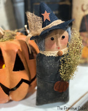 Load image into Gallery viewer, Little Handmade Stump Witch
